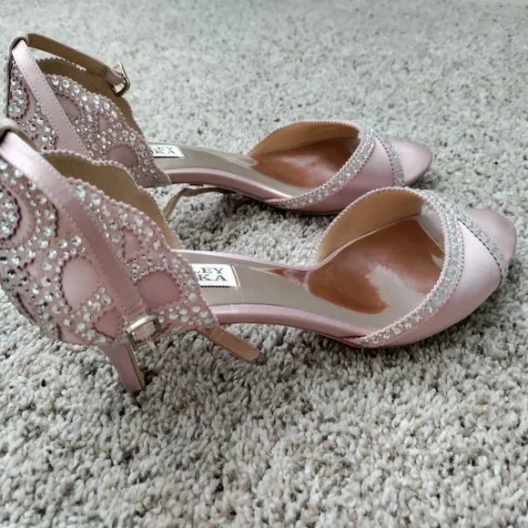 Badgley Mischka jeweled Gillian heels size 7.5 - Picture 13 of 15